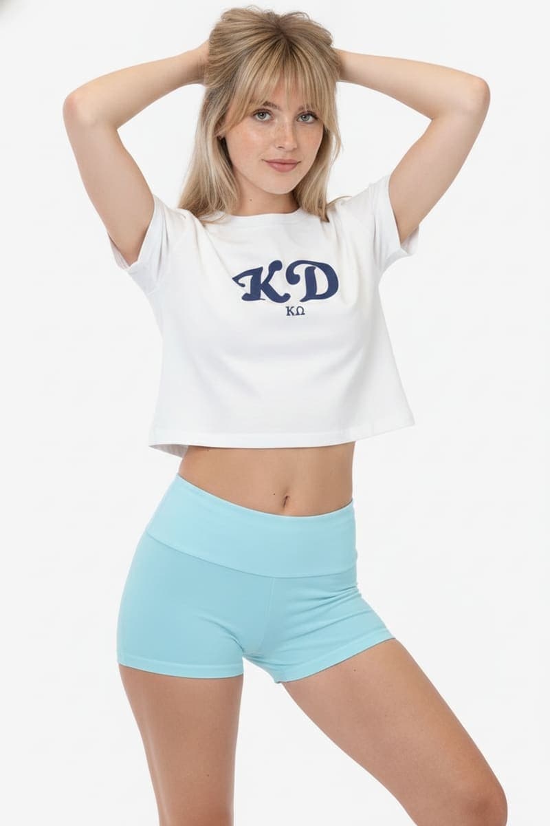 Garment-Dyed Yoga Shorts
